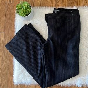 Banana Republic black striped pants